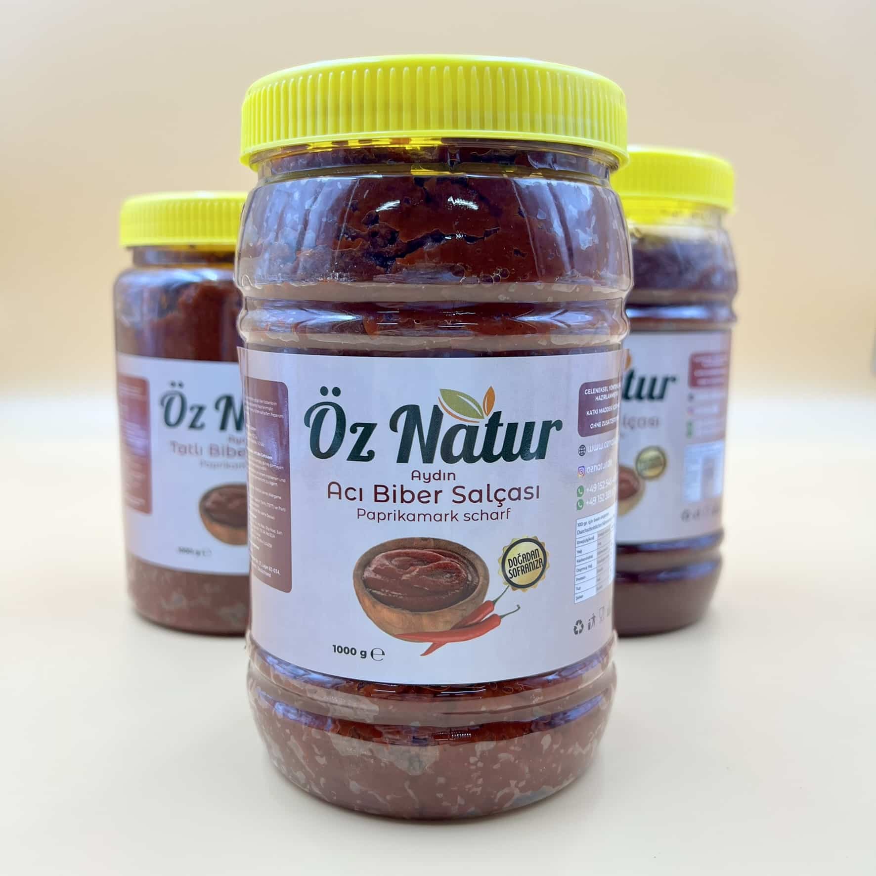 Aydın El Yapımı Acı Biber Salçası ( Scharf Paprikamark Aydın El Yapımı Acı Biber Salçası ( Scharf Paprikamark