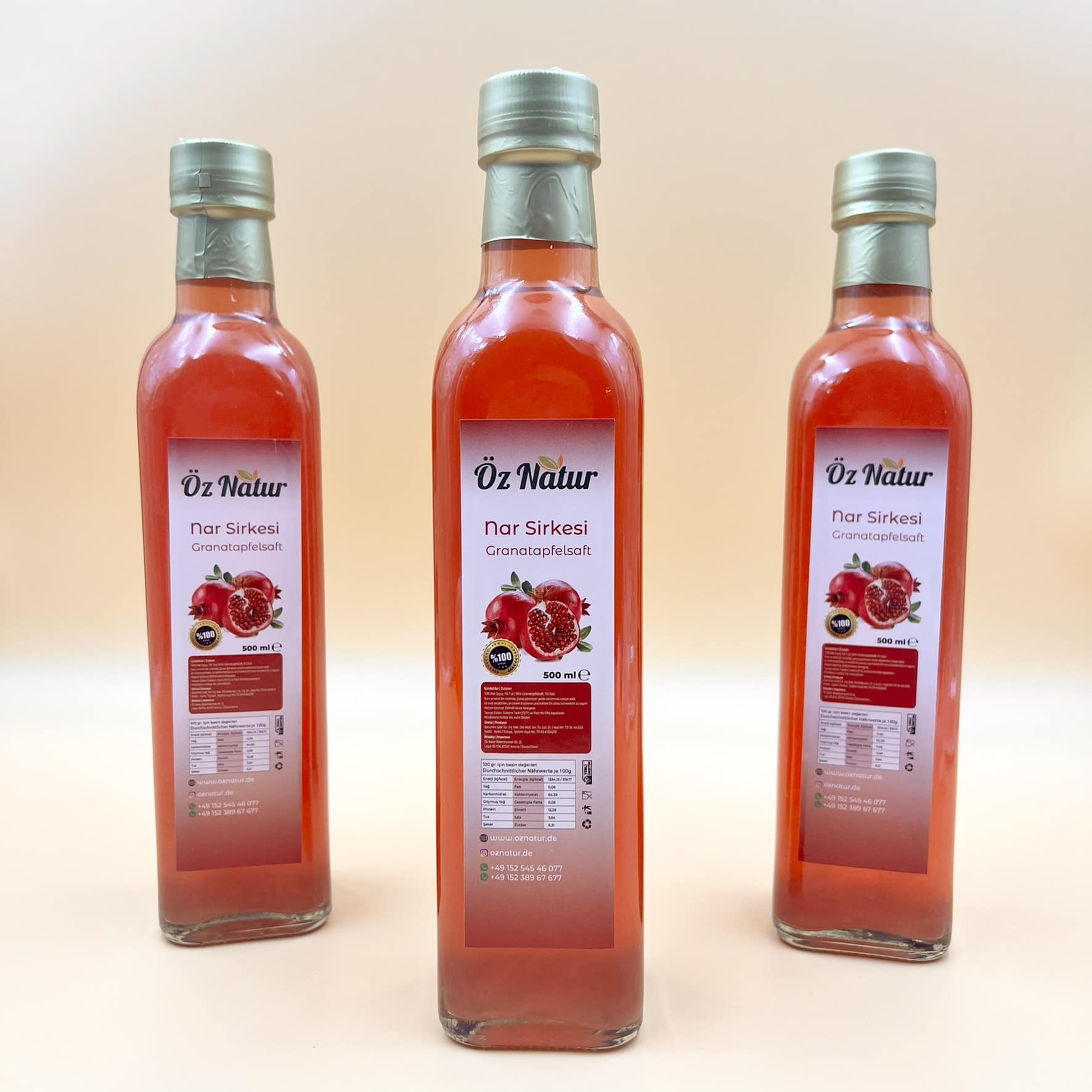 El Yapımı Nar Sirkesi ( Granatapfel-Essig ) El Yapımı Nar Sirkesi ( Granatapfel-Essig )